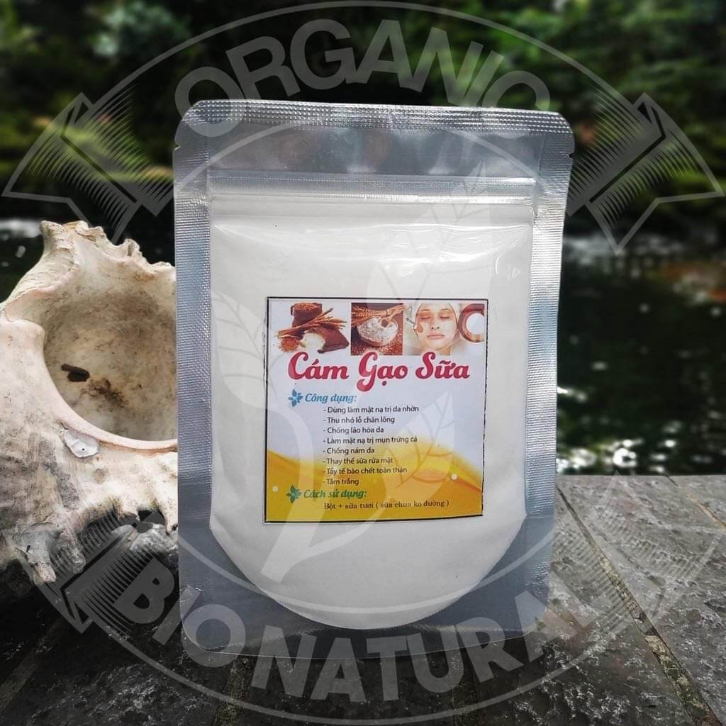 Bột đắp mặt nạ Cám Gạo Sữa HANDMADE