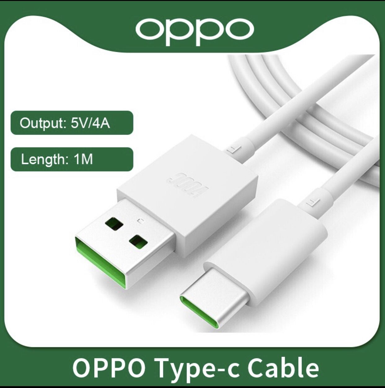 Cáp Sạc Nhanh OPPO Type C - Chuẩn VOOC -4A