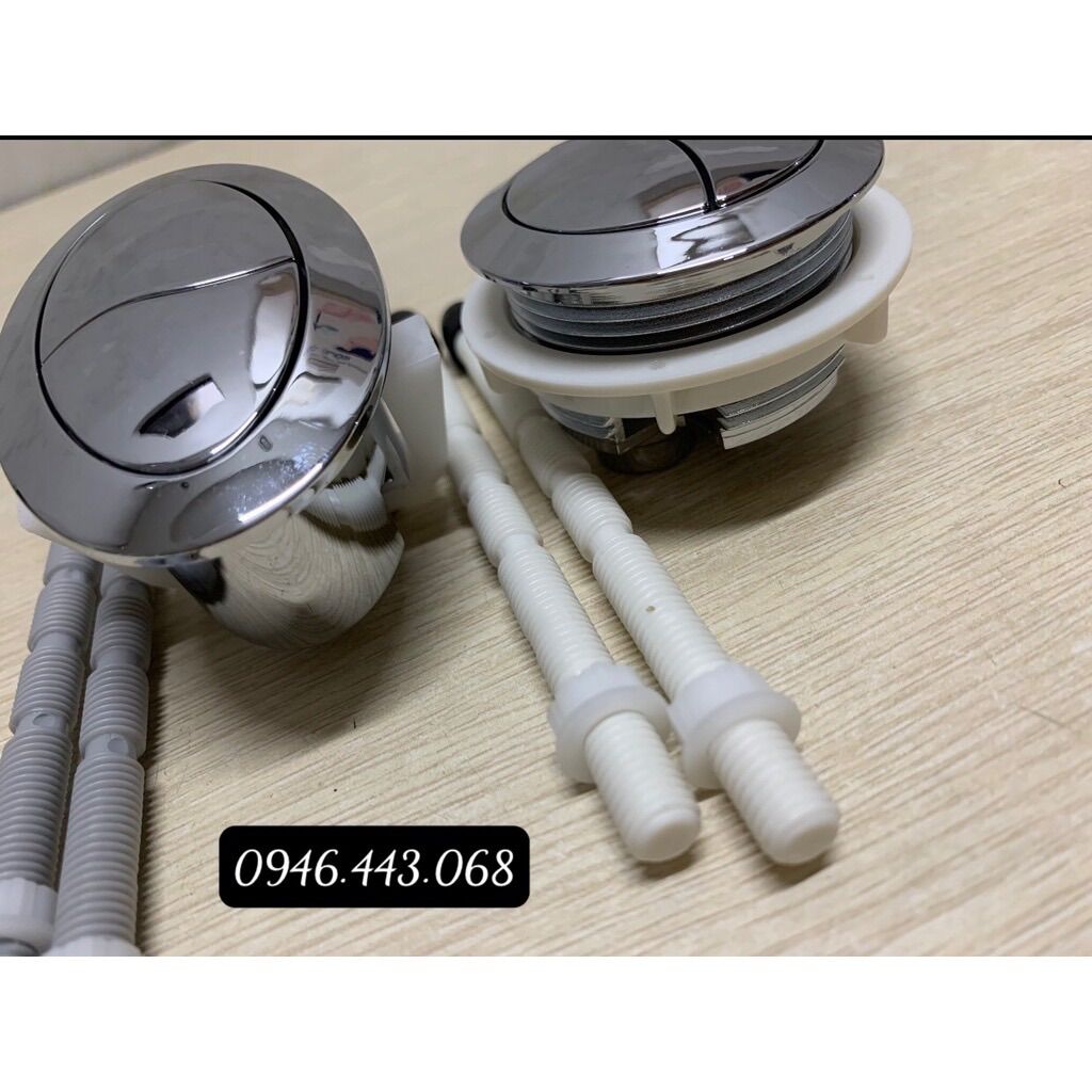 Nút nhấn bộ xả 2 nhấn tròn, ovan và vuông