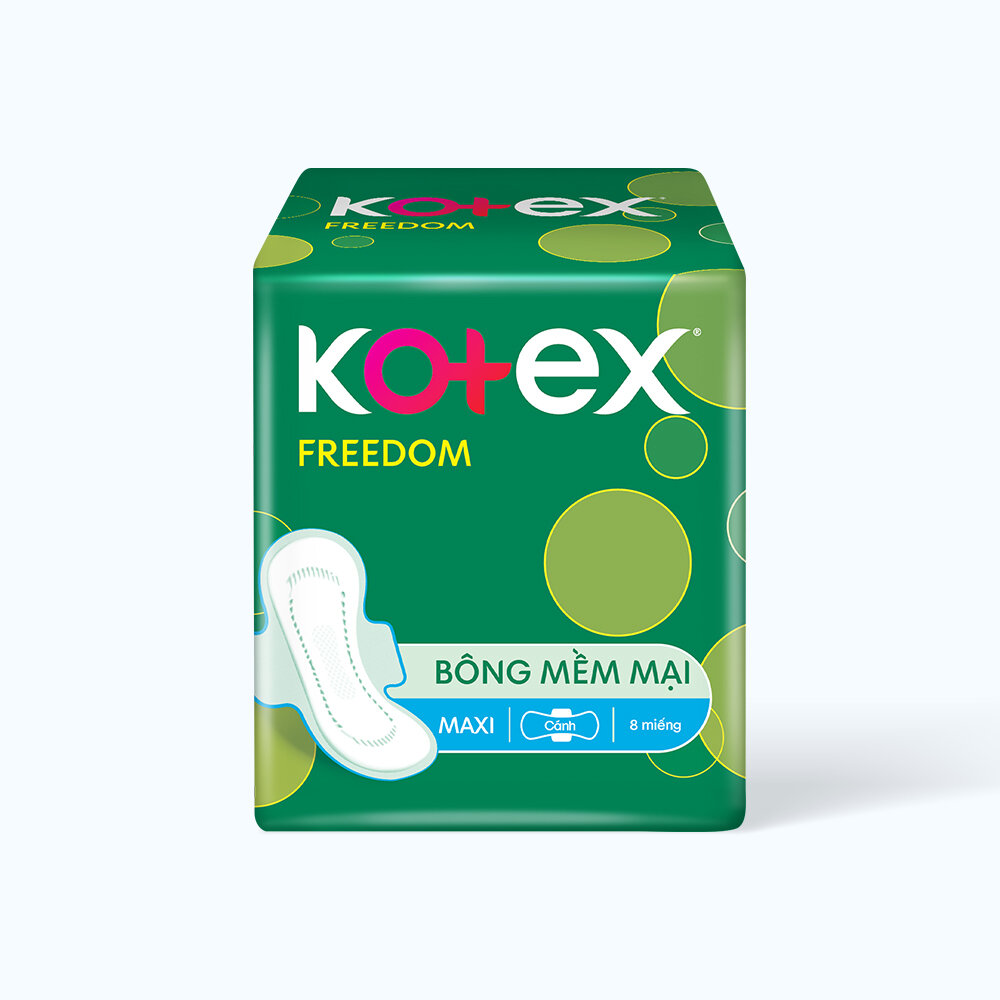 Combo 8gói kotex freedom ( 8 miếng/1 gói) có cánh