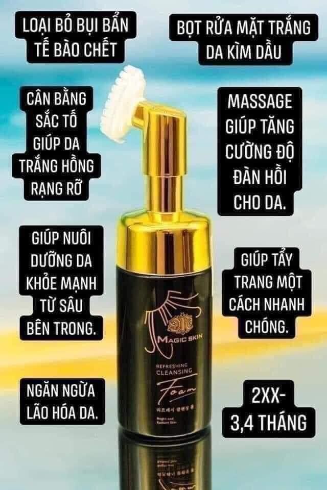 Sữa rửa mặt tạo bọt