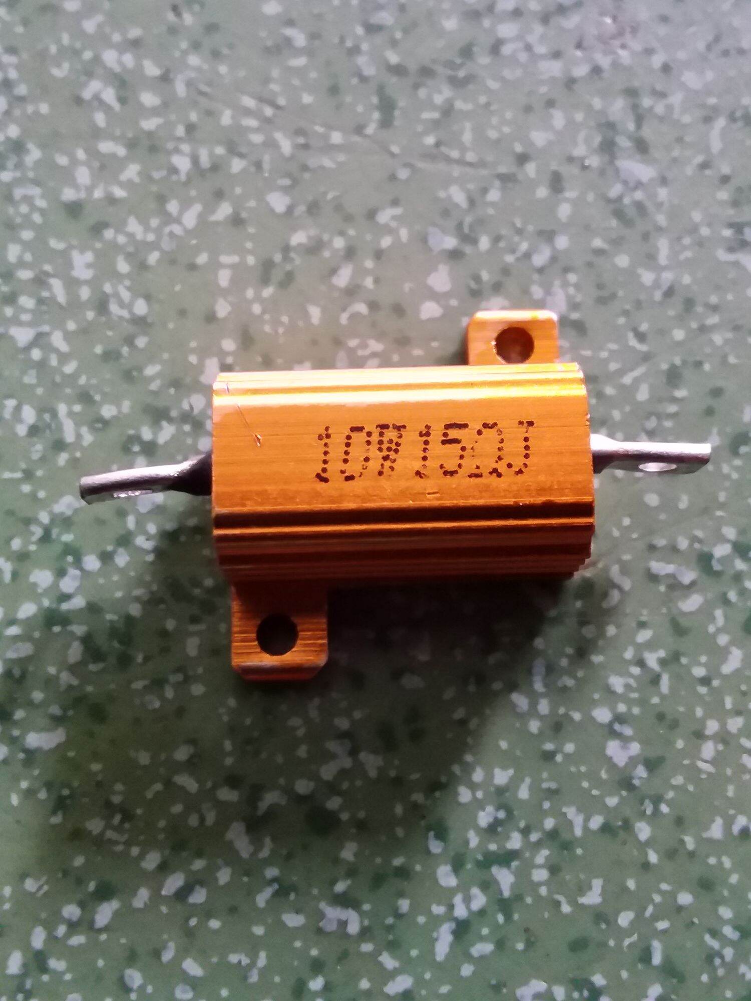 1 chiếc điện trở nhôm loại 10w-10r,,,10w-15r