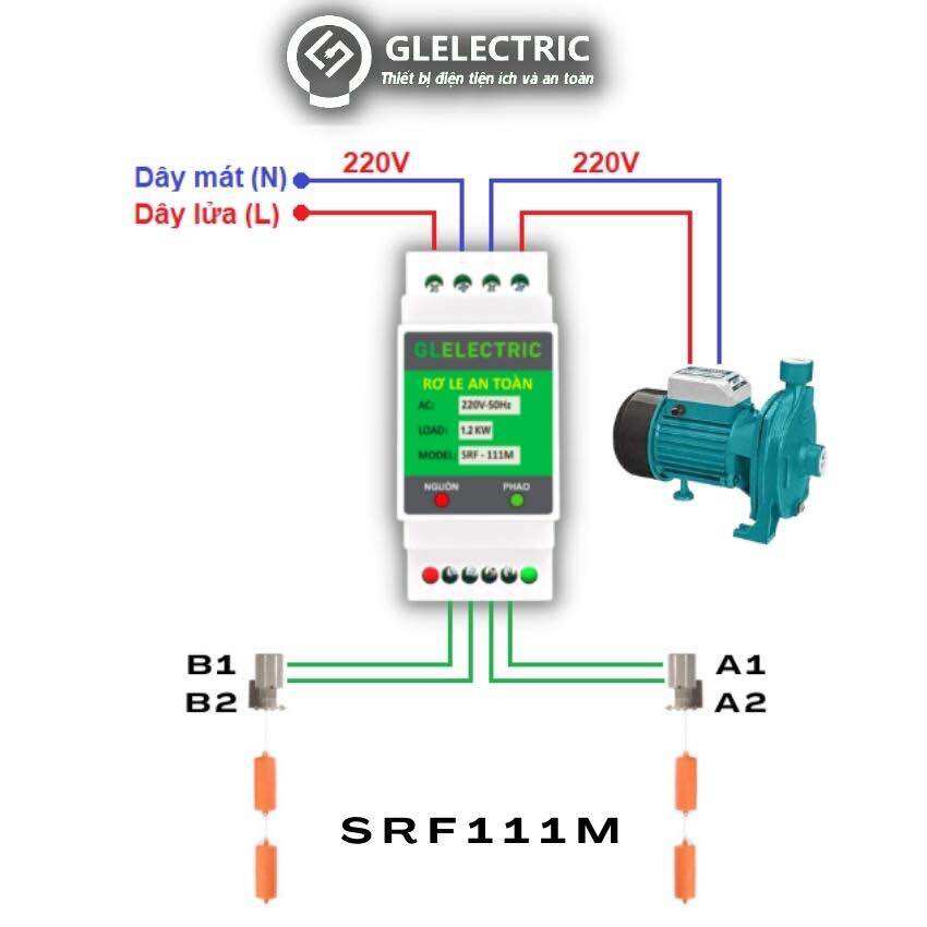 Rơ le an toàn phao điện cao cấp SRF-111M
