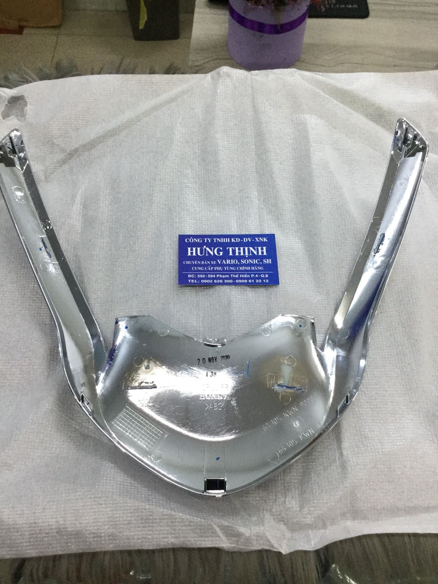 Viền Xi mặt nạ Pcx : 2010 - 2013