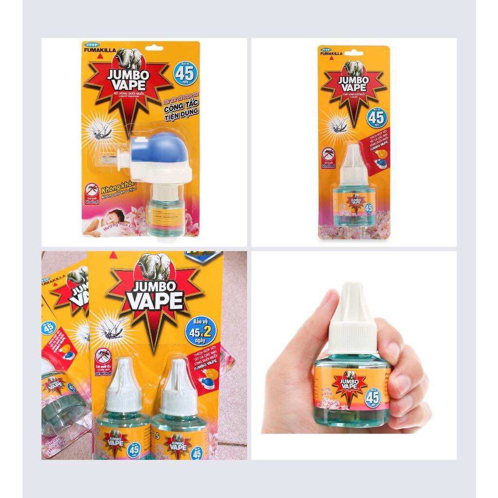 Bộ máy xông đuổi muỗi Jumbo Vape