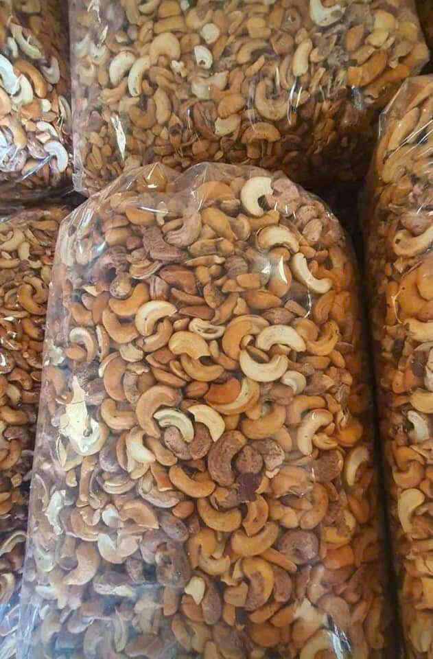 Hạt điều rang muối loại vỡ 100k/ kg