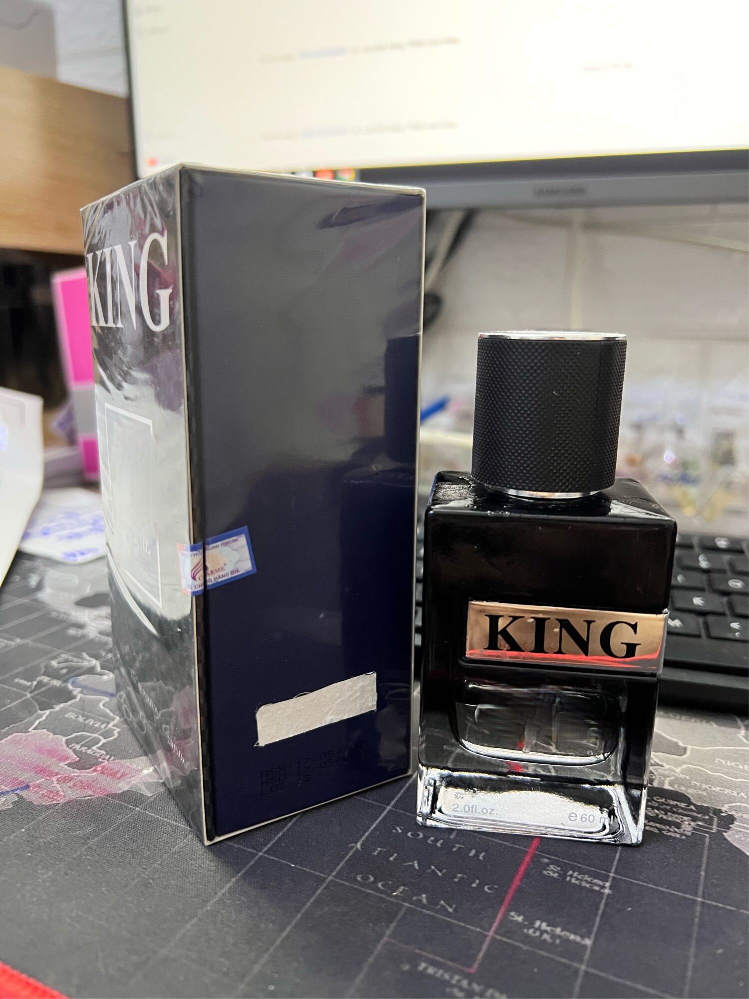 Nước hoa nam King 60ml - chiết 10ml kèm hộp