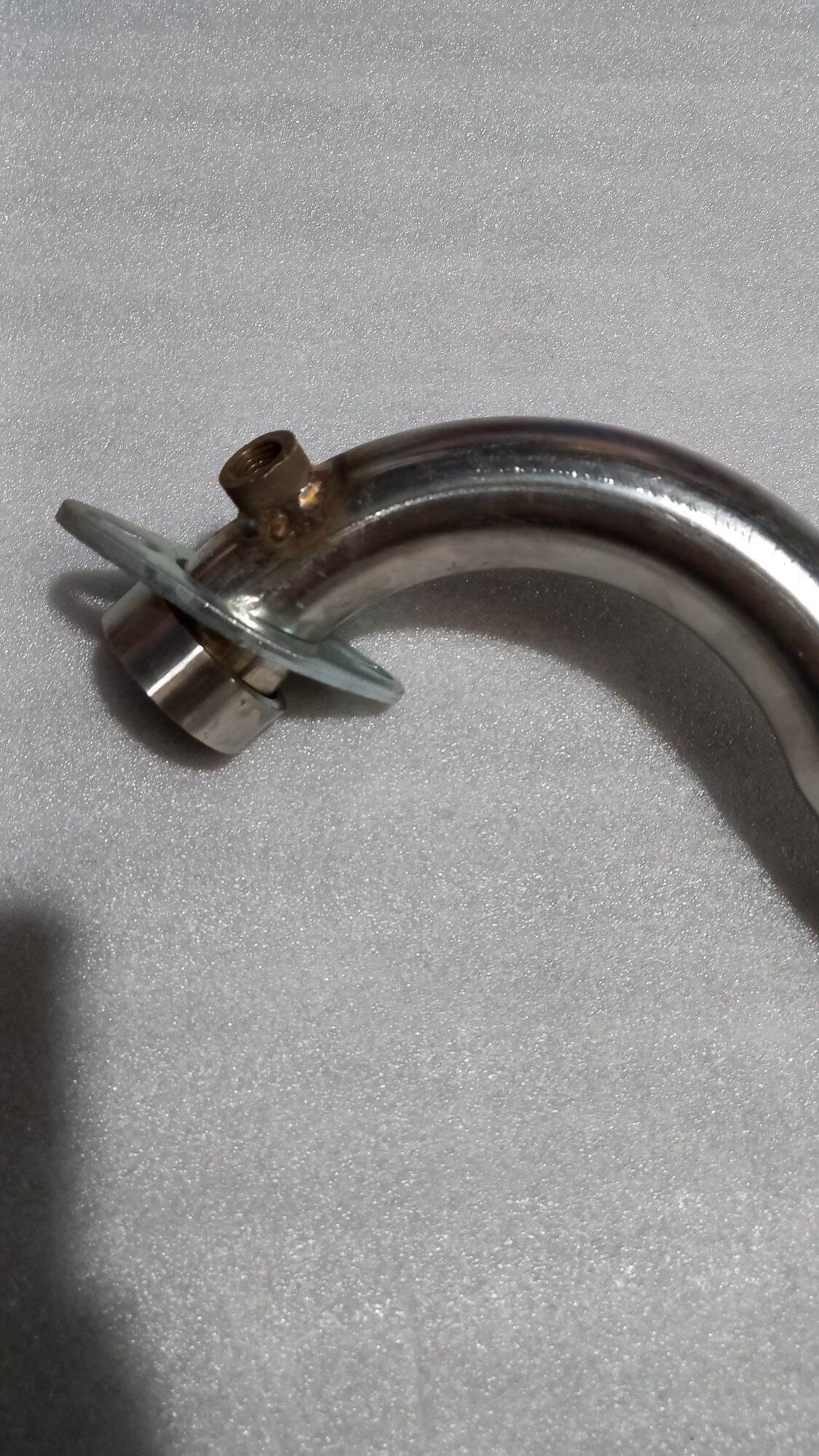 Cổ pô thay cho Raider Fi# SATRIA inox 304 (size 32)