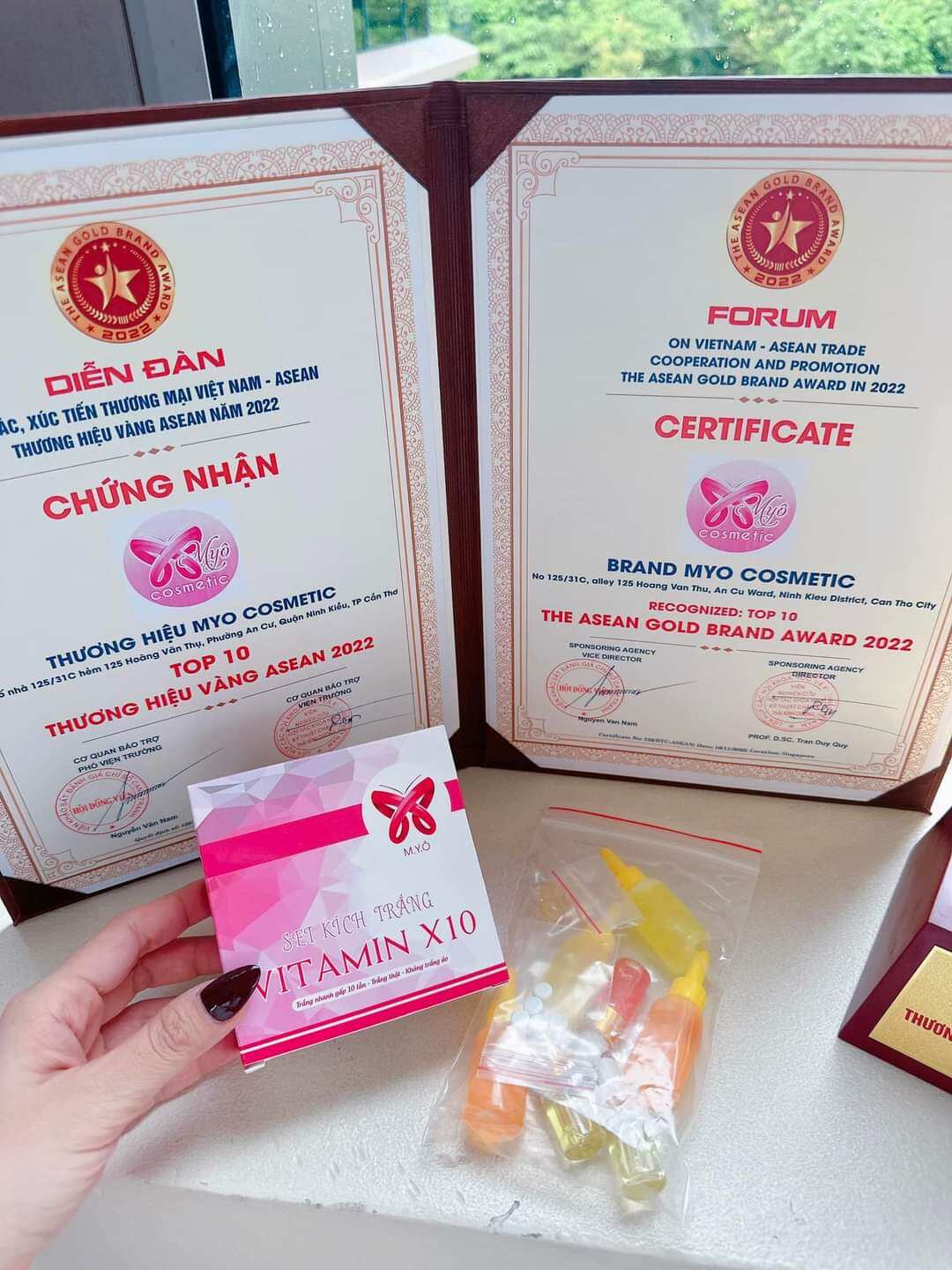 Sét kích trắng vitamin X10 MyÔ