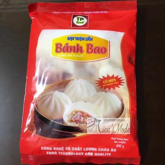 400gr Bột Bánh Bao trộn sẵn