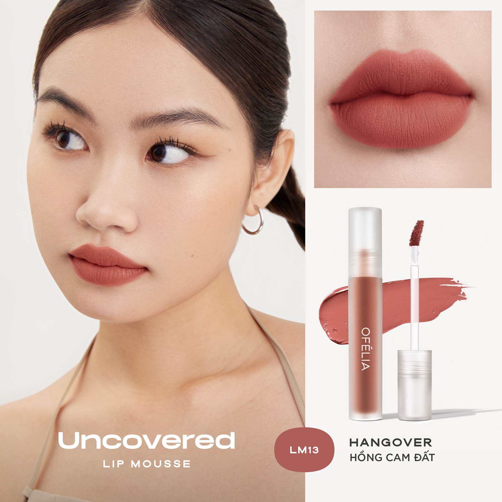 Son kem Ofélia Uncovered Lip Mousse Chapter 02