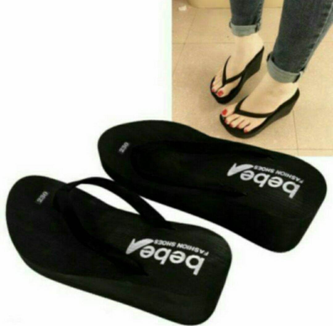 Dép xỏ ngón bebe cao gót 7cm