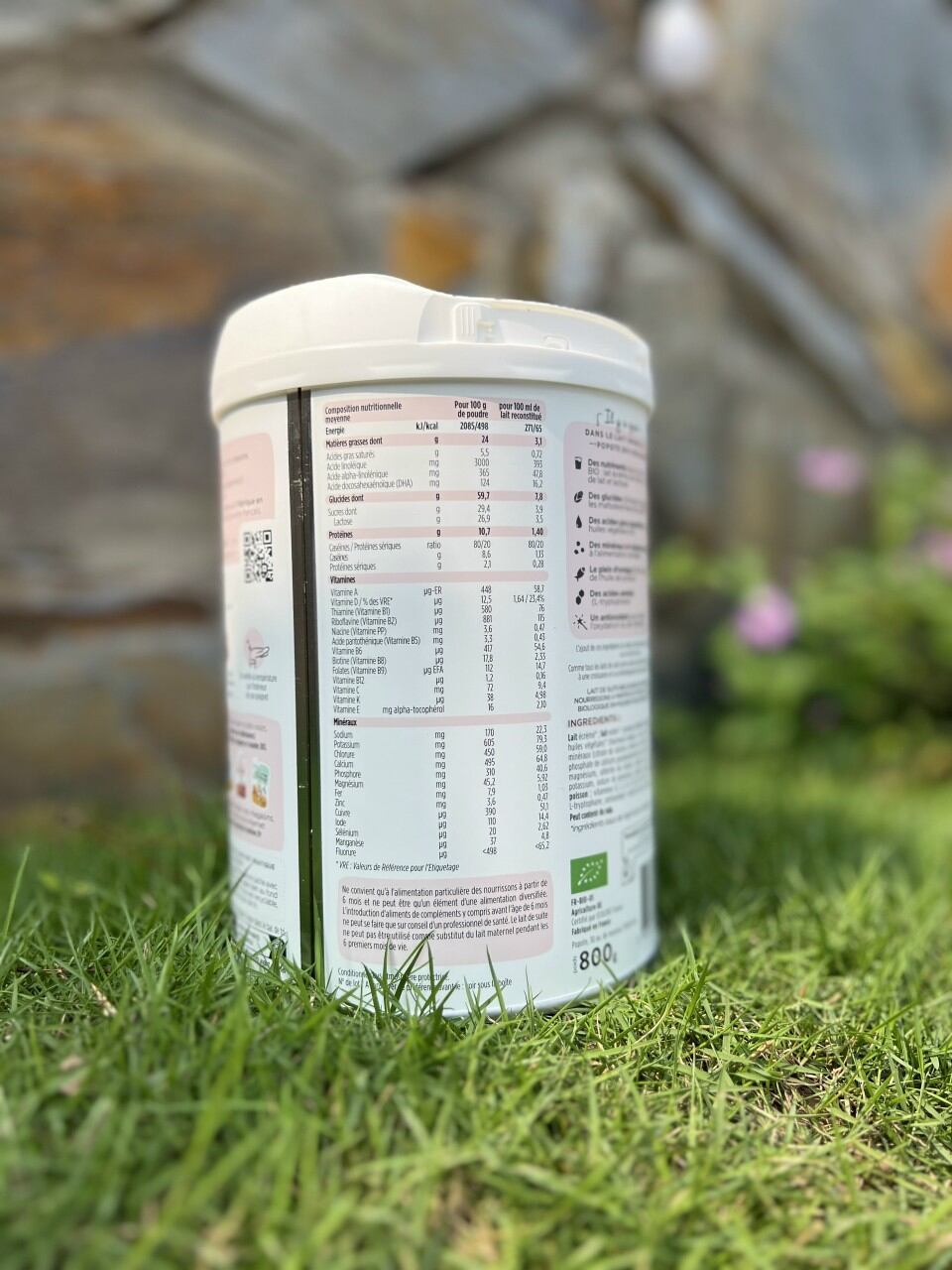 Sữa công thức hữu cơ pháp Popote 800gr