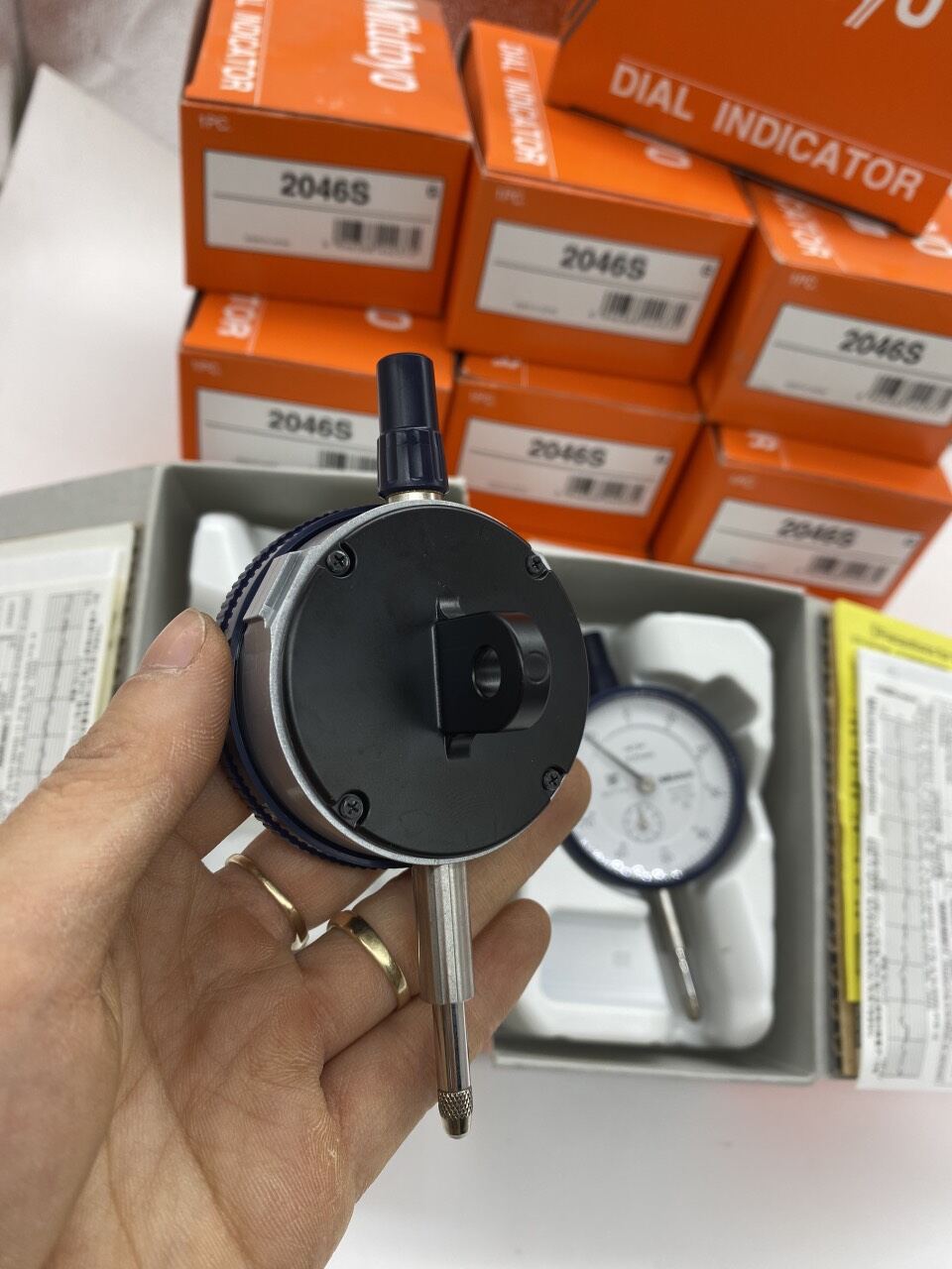 Đồng hồ so cơ khí Mitutoyo 2046S (0-10mm/0.01)