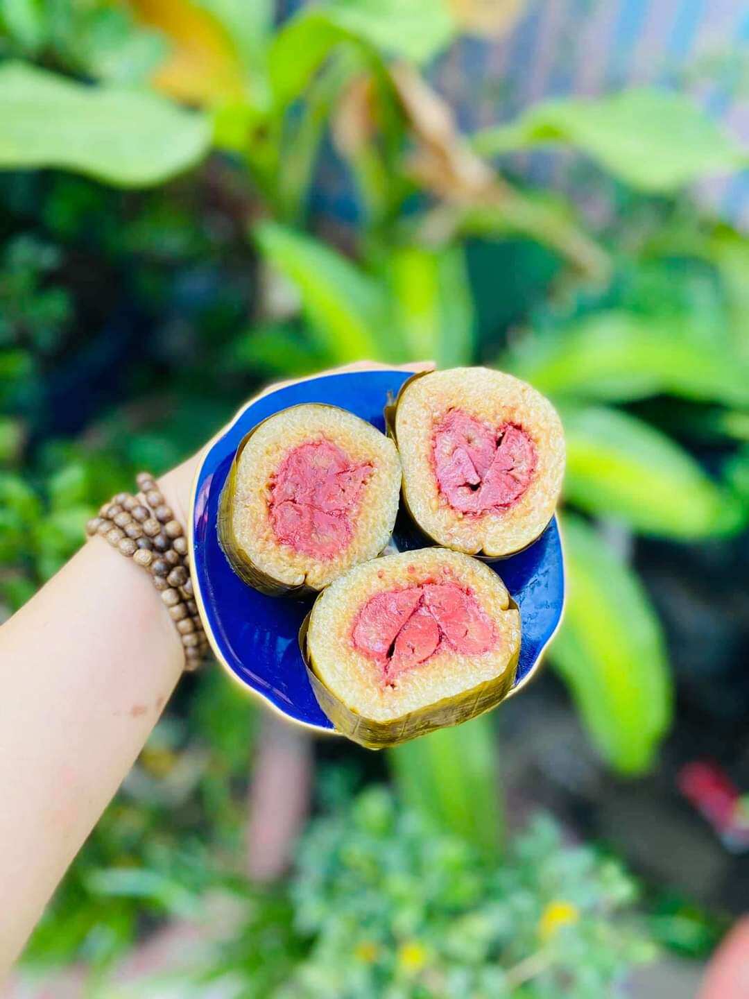 [Bánh Tét Miền Tây]_Nhân chuối ~ 500gr (có hút chân không)