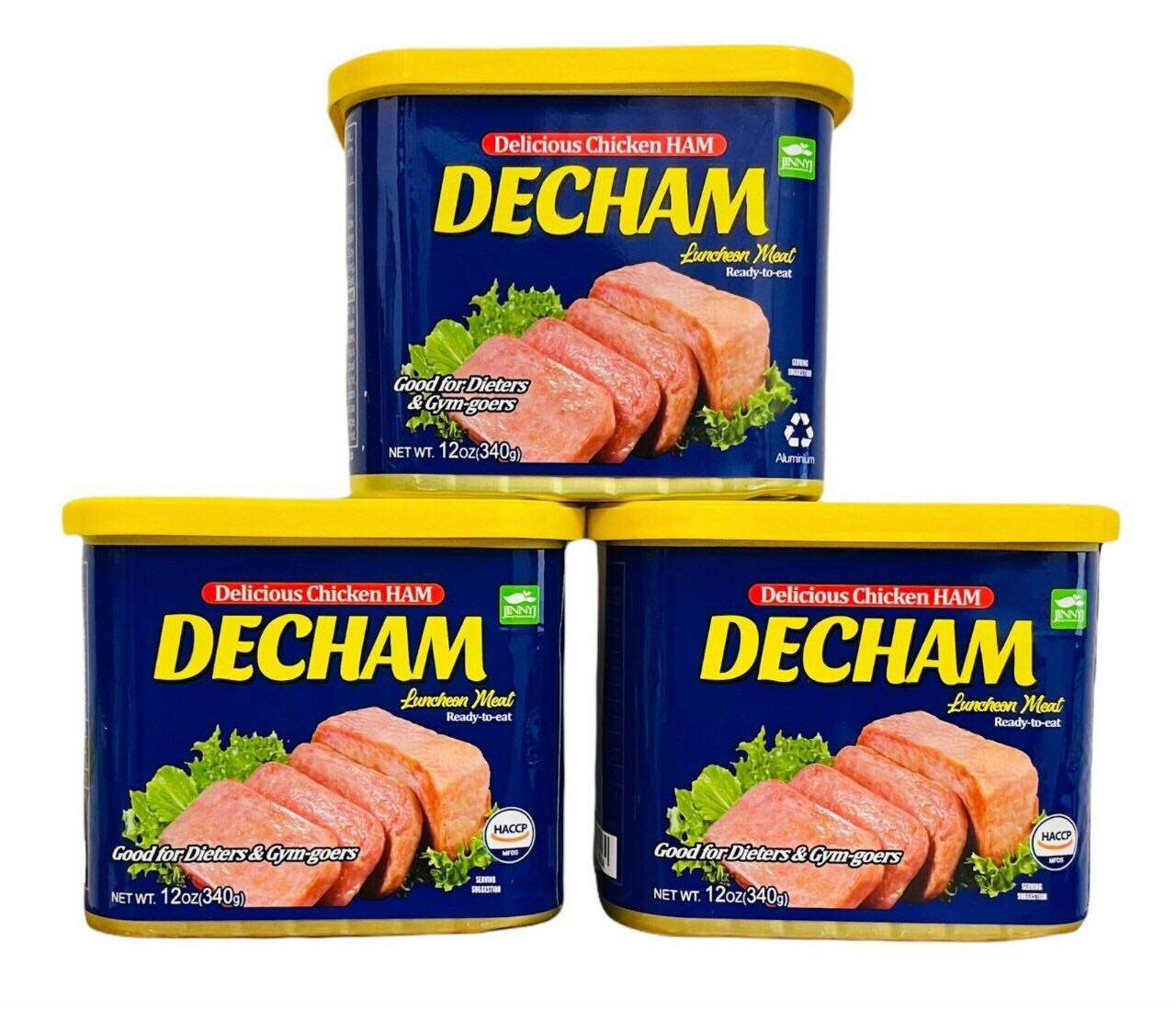 DECHAM Thịt Gà Hộp Hàn Quốc Lucheon Meat 340g