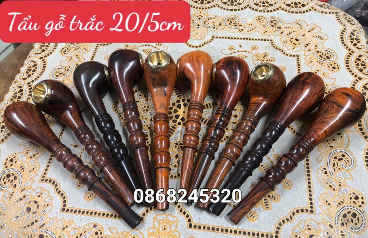 Tẩu gỗ trắc đỏ đen