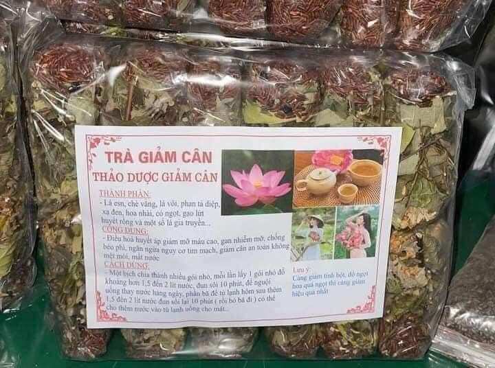 Trà lá nam giảm cân