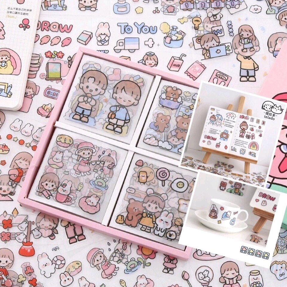 Hộp 100 miếng sticker
