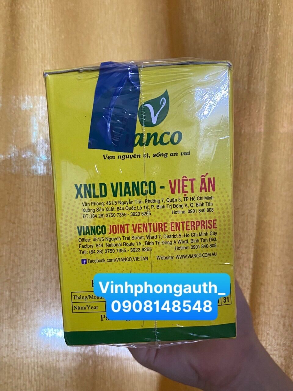 Bột cà ri Vianco ( Việt Ấn ) 10gr 1 gói ( 1 hộp 50 gói )