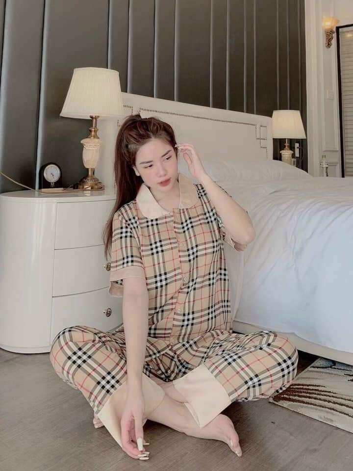 Combo 2 bộ Pizama cổ sen siêu xinh