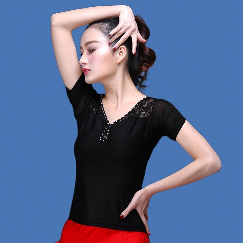 Áo thun pha zen hoa trang phục dành cho khiêu vũ