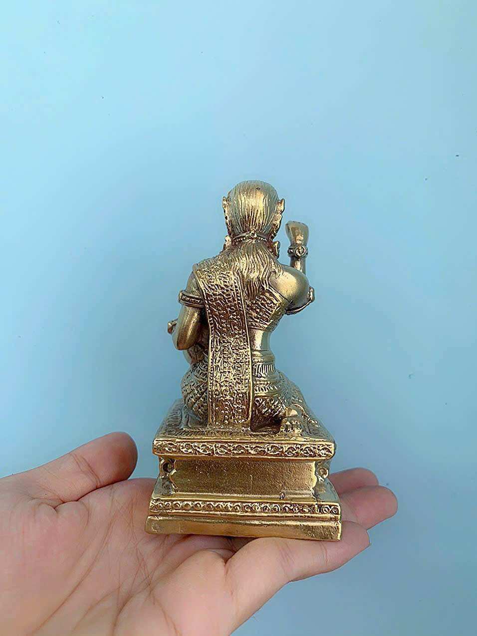 Tượng đồng nàng ngoắc cao 11 cm
