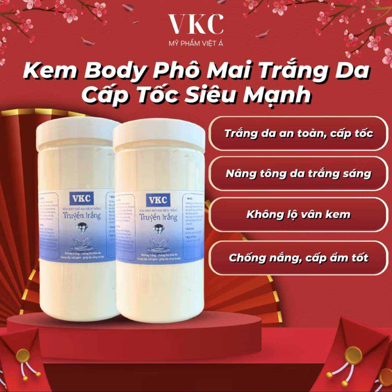 Kem body Phô Mai trắng da cấp tốc siêu mạnh , cung cấp colagen , dưỡng da trắng nhanh
