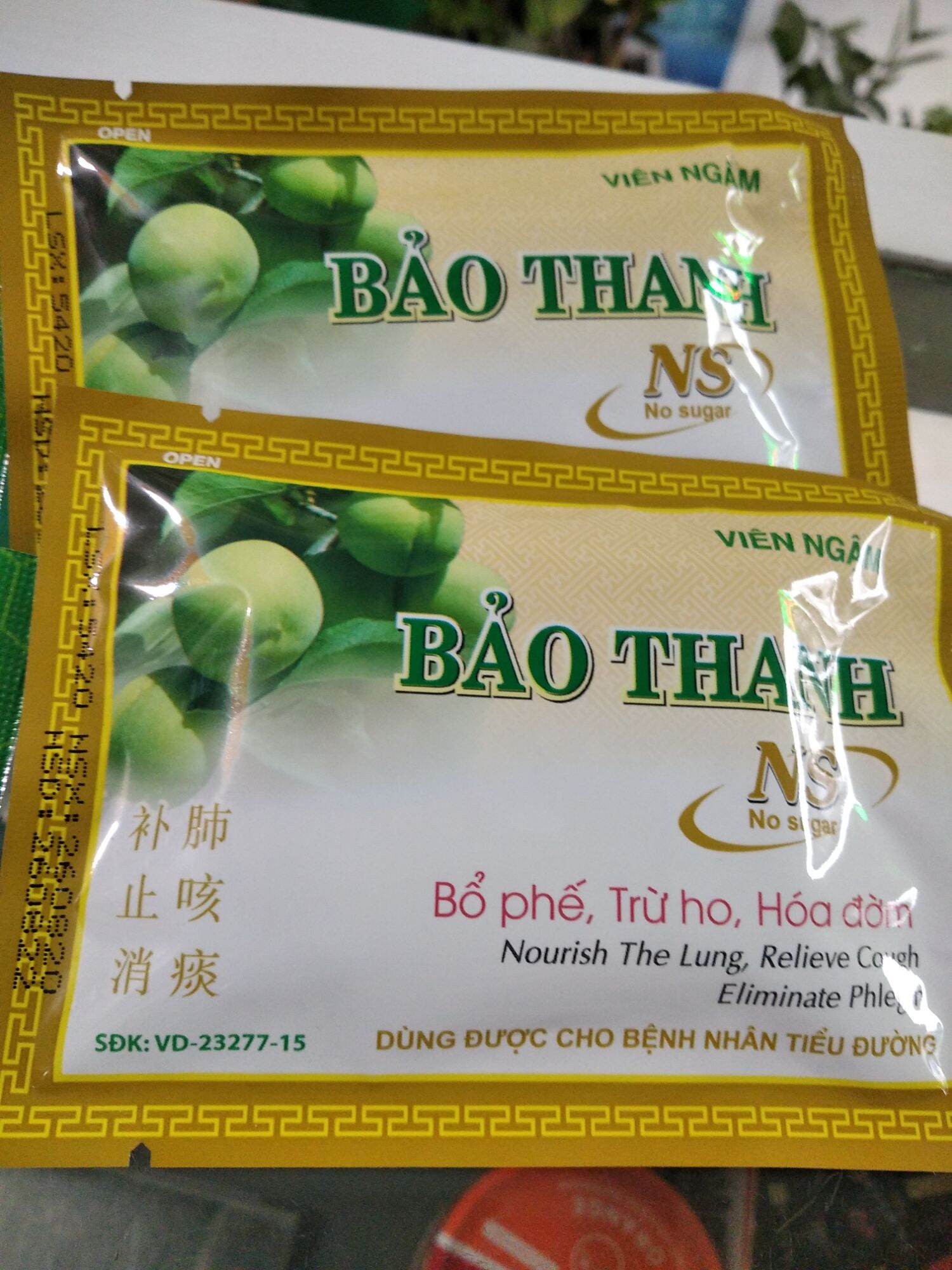 [HCM]combo 4 gói kẹo ngậm Bảo Thanh