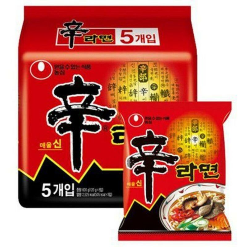 Mì cay Shin Ramyun Hàn Quốc ăn liền 120g