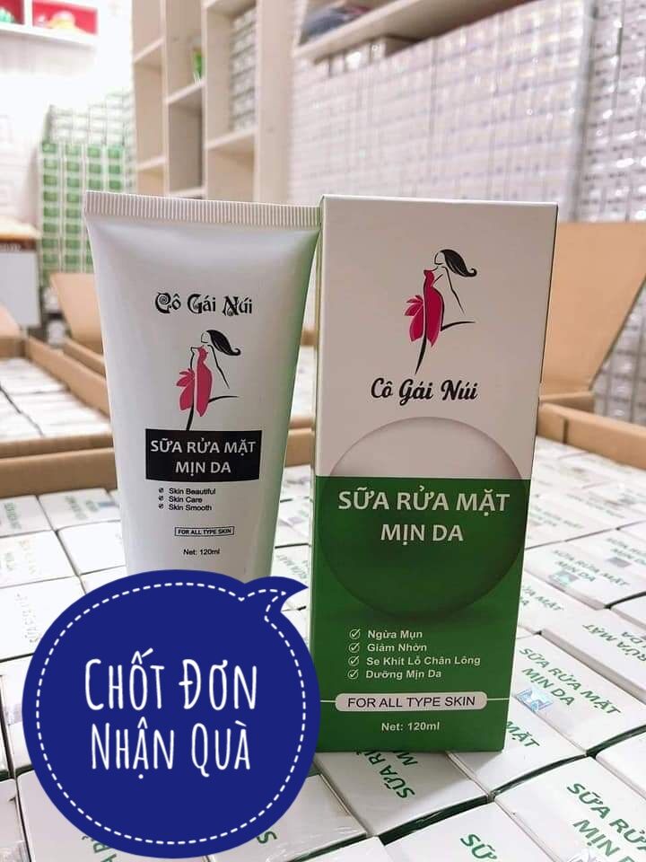 Sữa rửa mặt mịn da cô gái núi 120ml