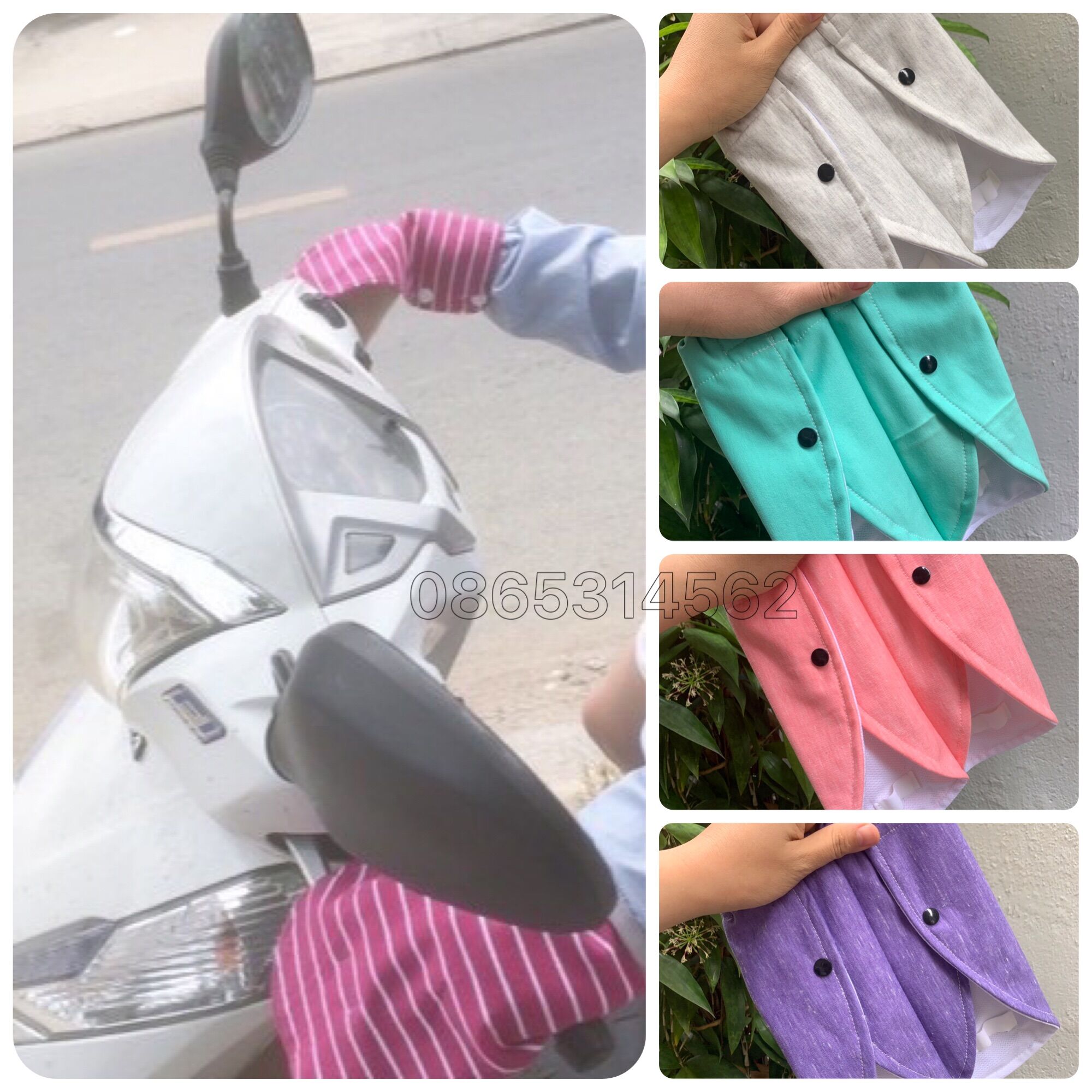 Bao tay chống nắng thời trang không xỏ ngón giúp che chắn bàn tay khỏi tia UV, dành cho các bạn hay phải đi lại ngoài đường