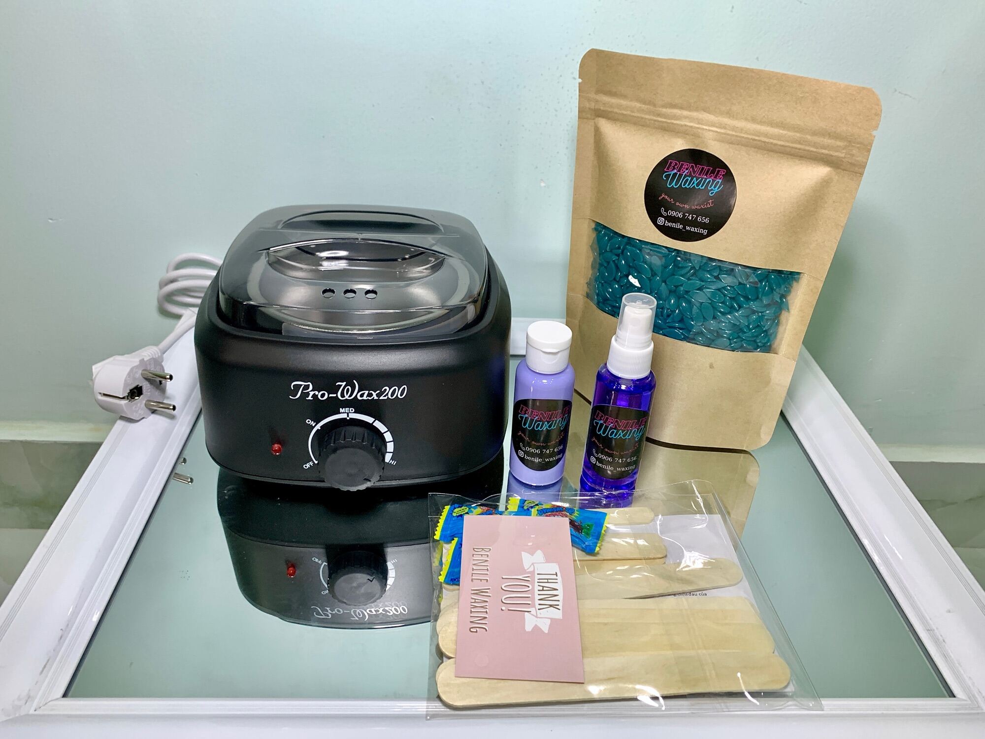 Combo Waxing Sáp Jax Wax Kèm Nồi 100G