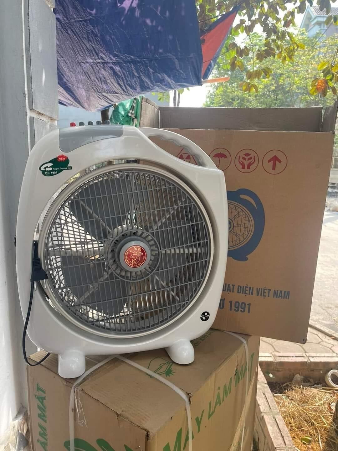 Quạt hộp tản điện cơ 1991 loại to sải cánh 400mm