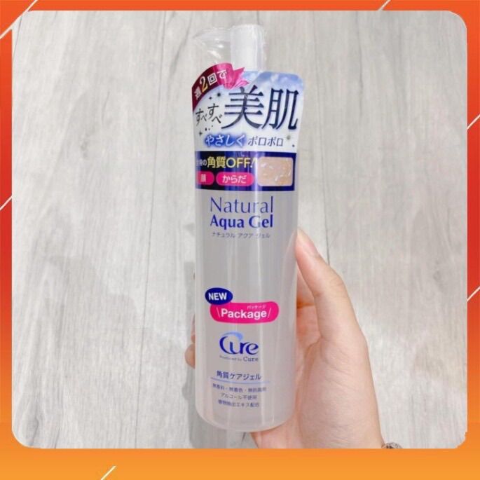 Tẩy da chết Cure Natural Aqua Gel nội địa Nhật Bản 250g