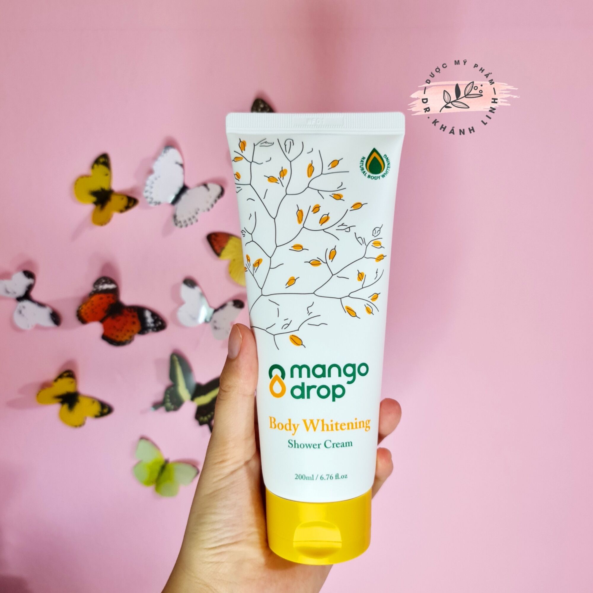 [CHÍNH HÃNG] KEM TẮM TRẮNG NÂNG TONE TỨC THÌ MANGO DROP 200ml