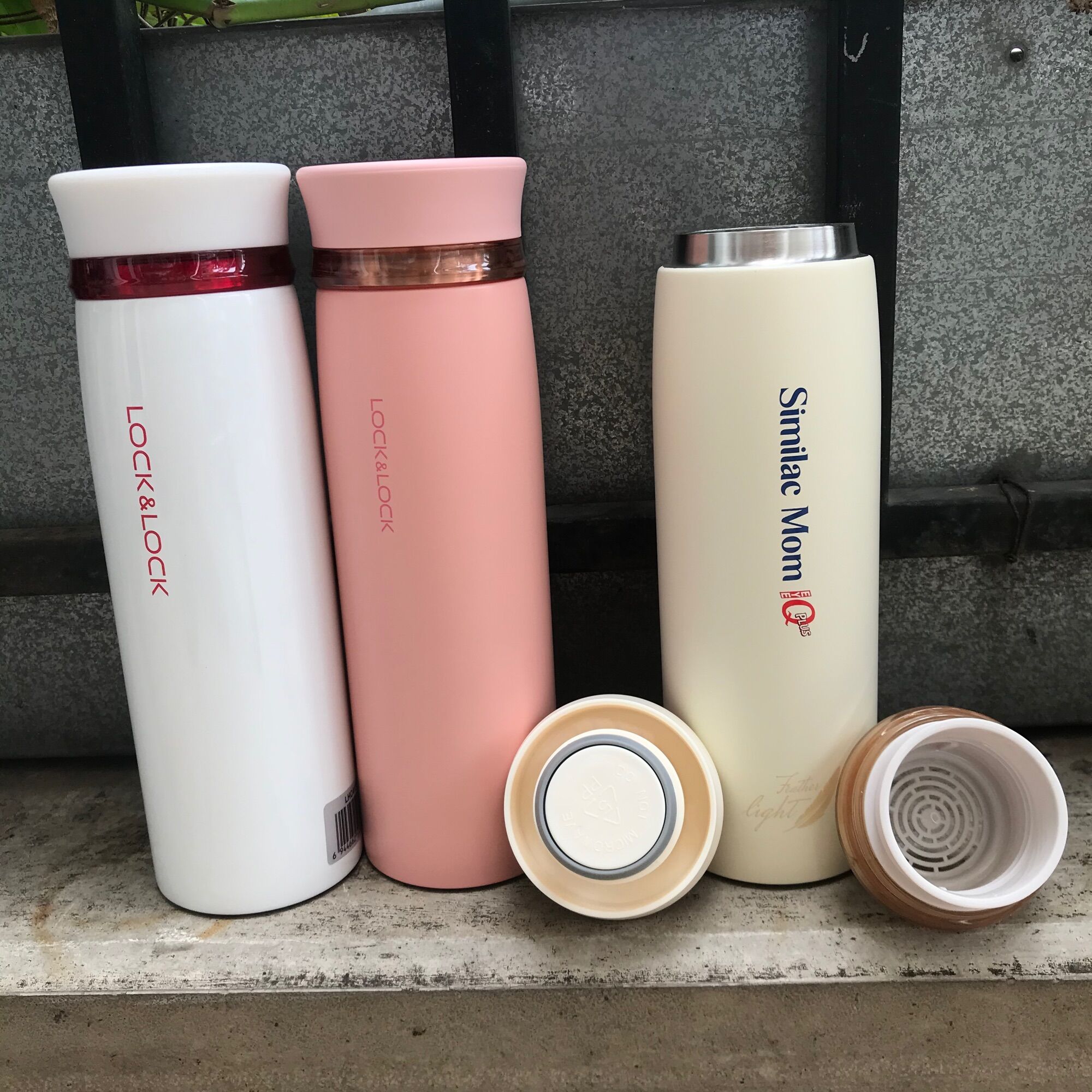 Bình Giữ Nhiệt Lock Lock Feather Light Ring Tumbler LHC4131 (450ml) ( hàng khuyến mãi similac)