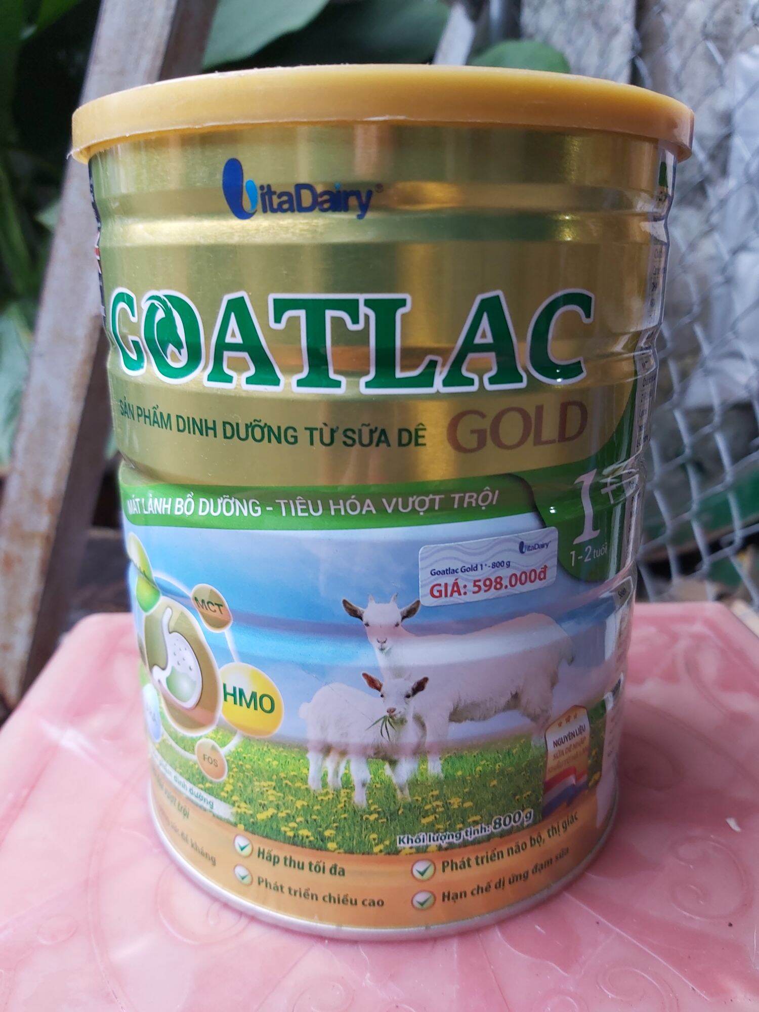 [HCM]Sữa dê Goatlac gold 0+ 1+2+  (800g) date 2023