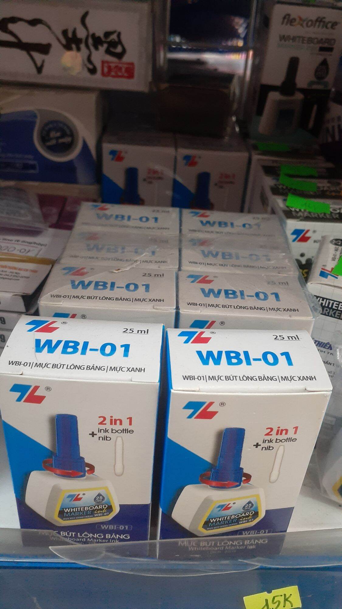 Mực bút lông bảng WBI-01 25ml