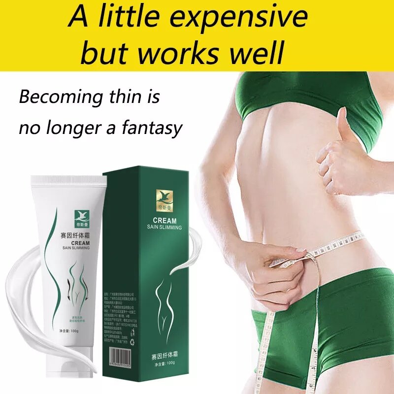 Kem bôi tan mỡ thừa bụng toàn thân giúp giảm cân cho phụ nữ cream sain slimming 100g