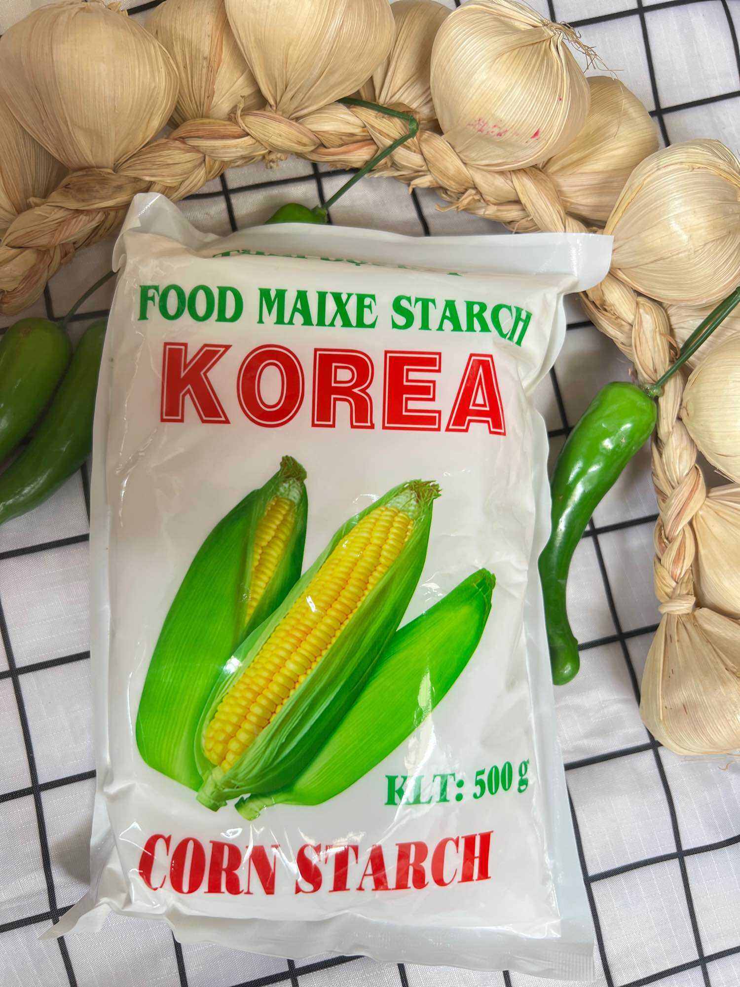 BỘT BẮP / BỘT NGÔ KOREA ( FOOD MAIXE STARCH) 500GR