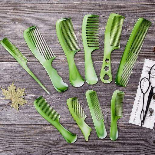 Bộ 10 lược nhựa chải tóc bền đẹp, lược toạ kiểu tóc 10 loại