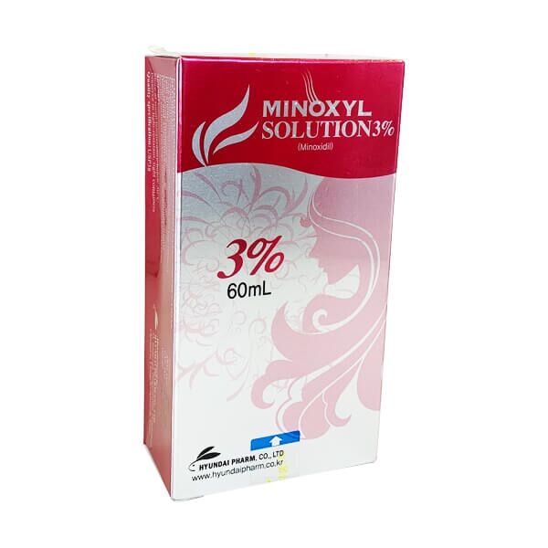 Xịt mọc tóc, giảm rụng tóc, hói đầu minoxyl solution 3% chai 60ml