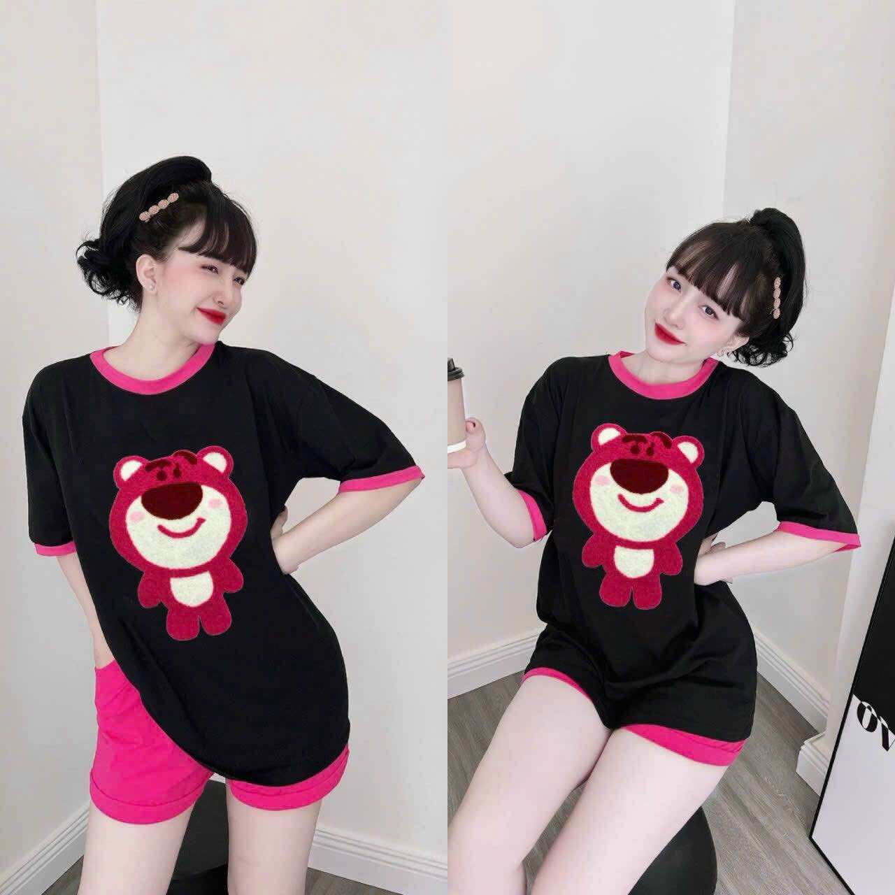 SÉT BỘ SHORT COTTON LO GO NHẬP CAO CẤP