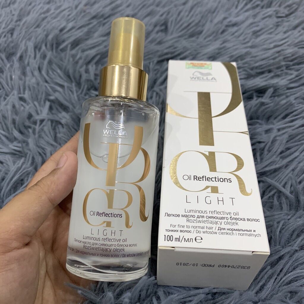 [HCM]TINH DẦU ARGAN DƯỠNG TÓC WELLA OIL REFLECTIONS 100ML