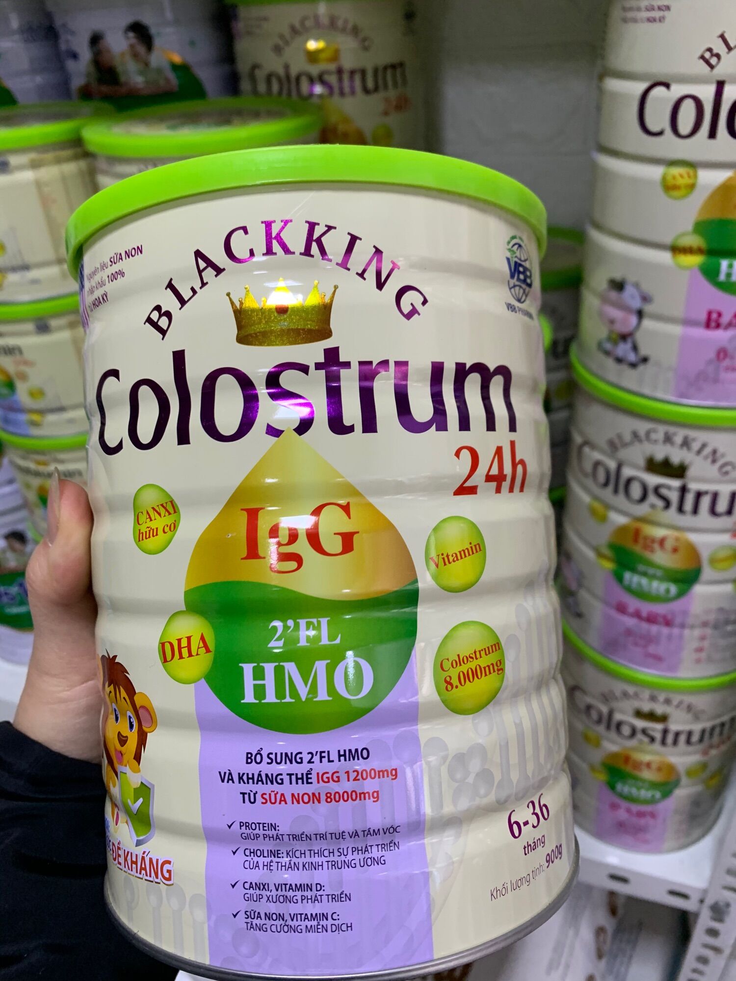 Sữa blackking colostrum 24 6-36th 900g