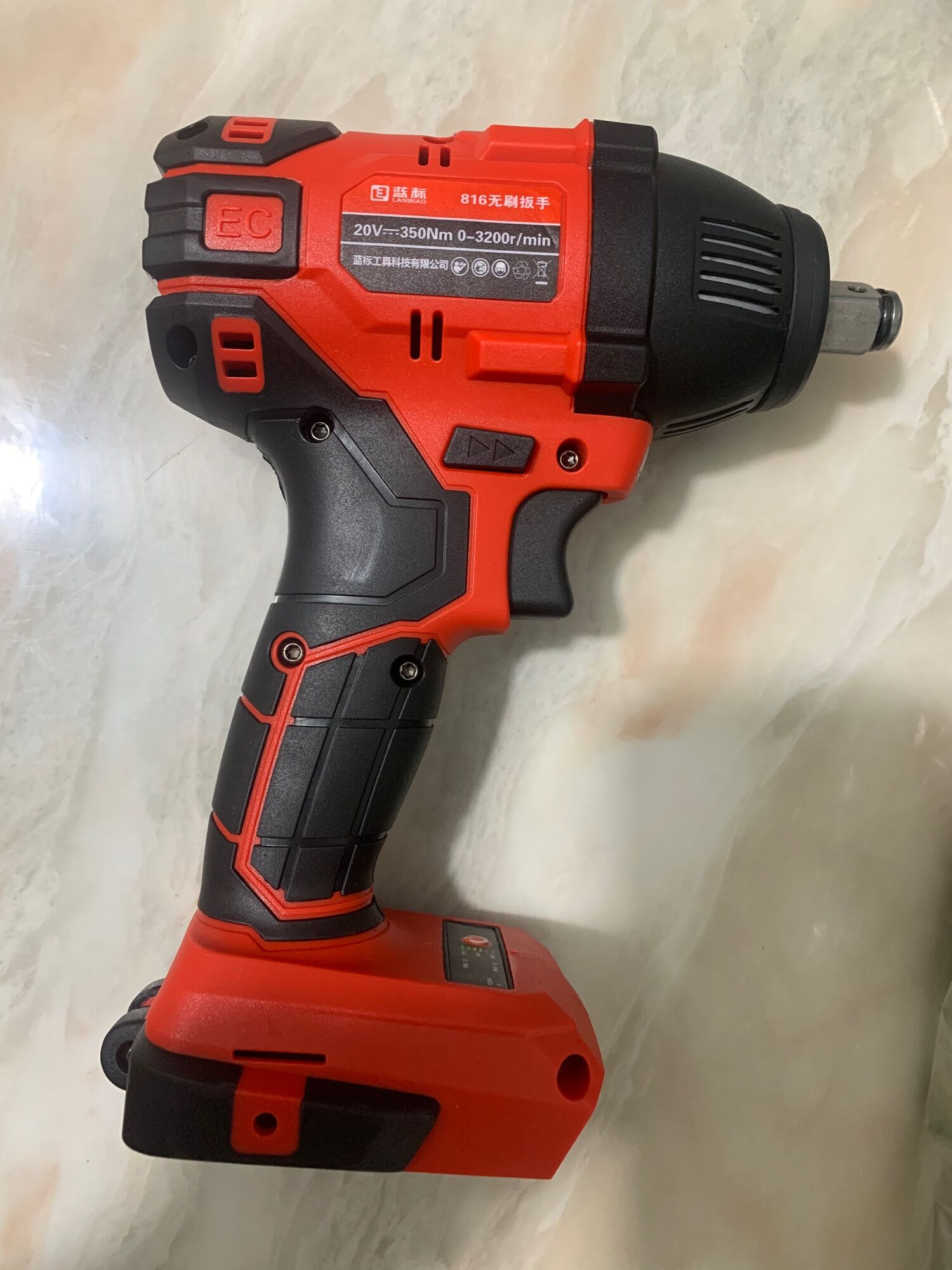 THÂN  SIẾT BU Lông  816LANBIAO 20V.( không kèm túi )