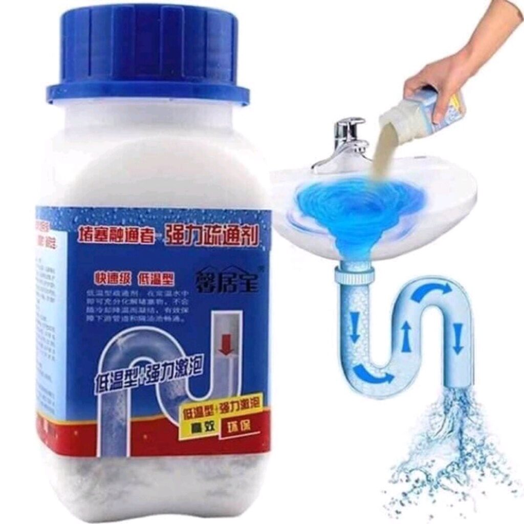Bột thông cống bồn cầu