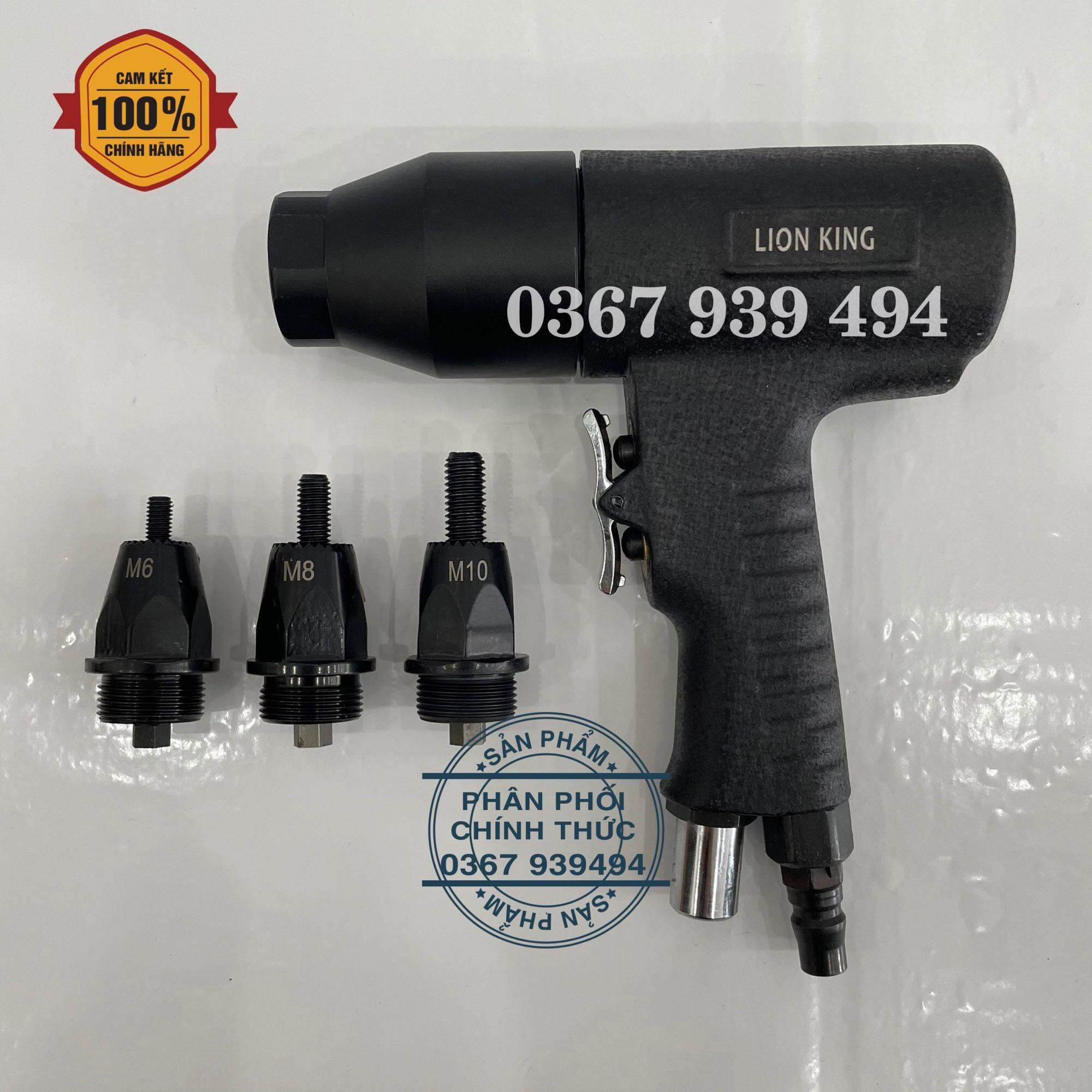 Máy Rút Ốc Tán , Ecu Tán LIONKING Cao Cấp - Khả Năng Rút M6-8-10