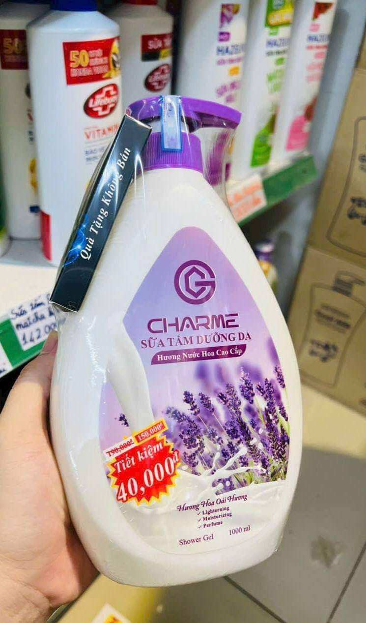 [ không tặng kèm nước hoa mini] SỮA TẮM DƯỠNG DA HƯƠNG NƯỚC HOA 1000ML